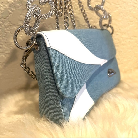 Dior Denim Beauty Clutch to Crossbody Bag and Handbag Rare Find - Picture 9 of 13